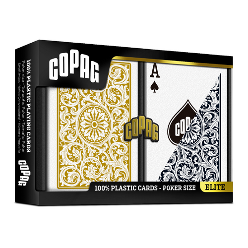 COPAG 1546 Elite Black/Gold Regular Cards